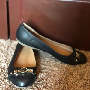 Tommy Hilfiger black ballet flats